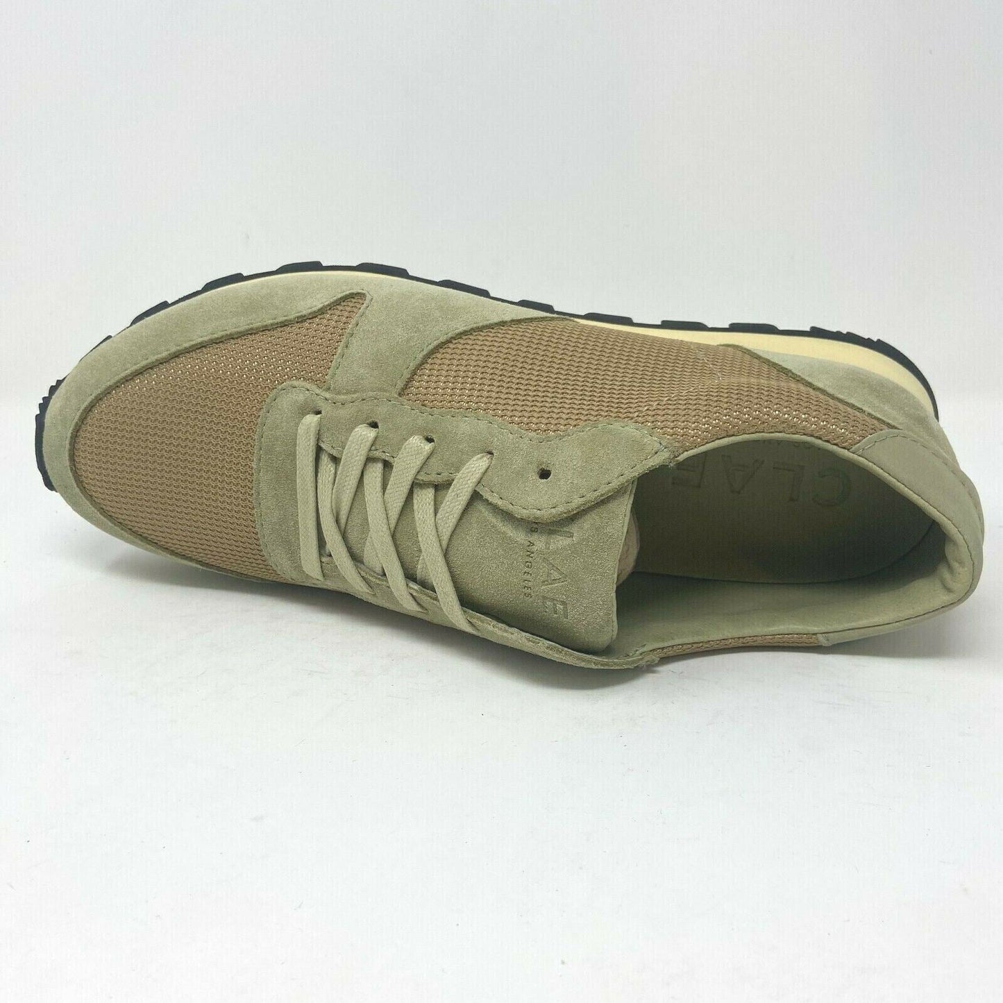 Clae Hayward Aloe Green Mens Premium Casual Sneakers