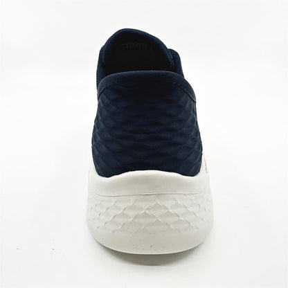 SKECHERS Go Walk Flex Grand Entry Navy White Womens  Slip On Sneakers