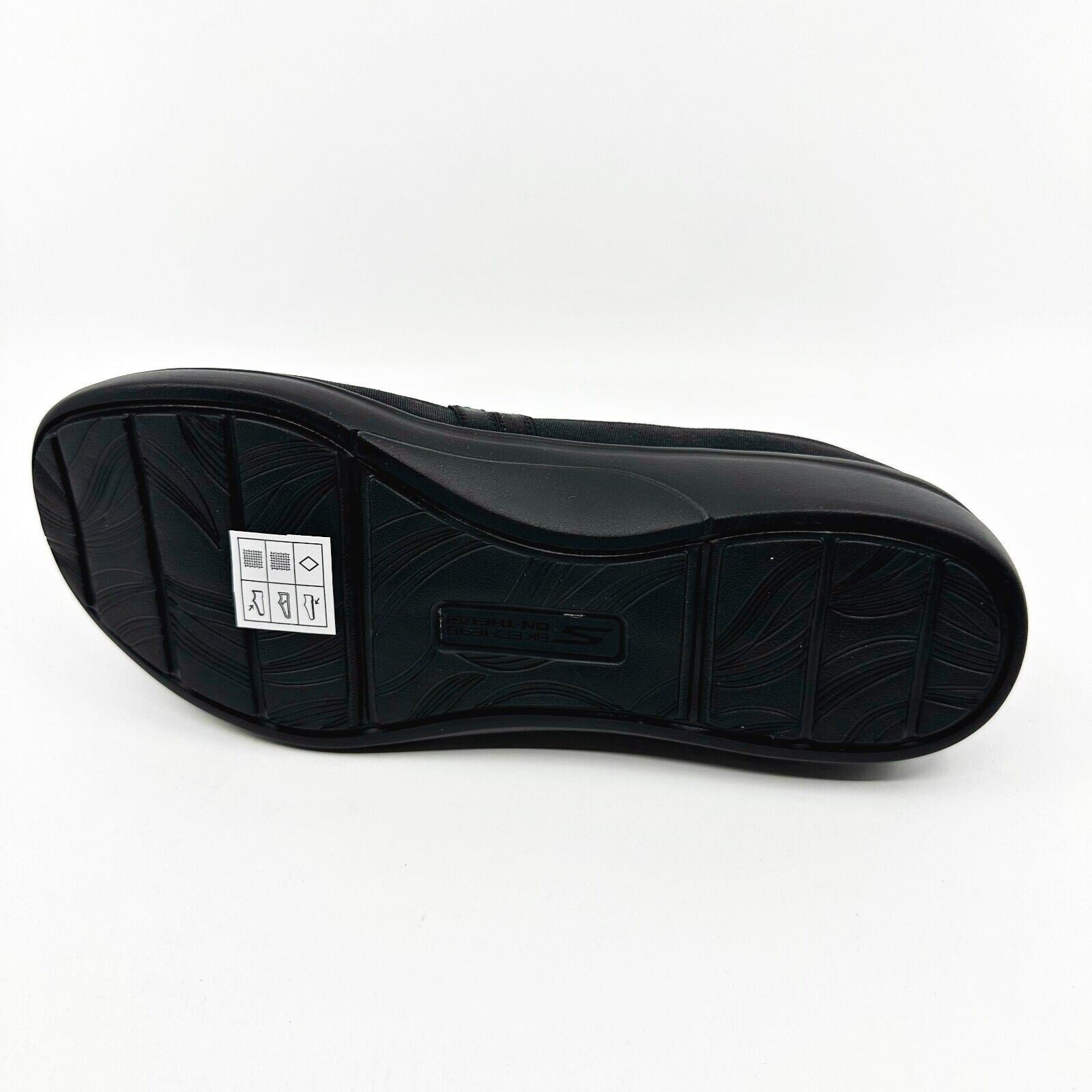 Skechers Arch Fit Uplift Mindful Black Womens Size 5.5 Slip On Shoes