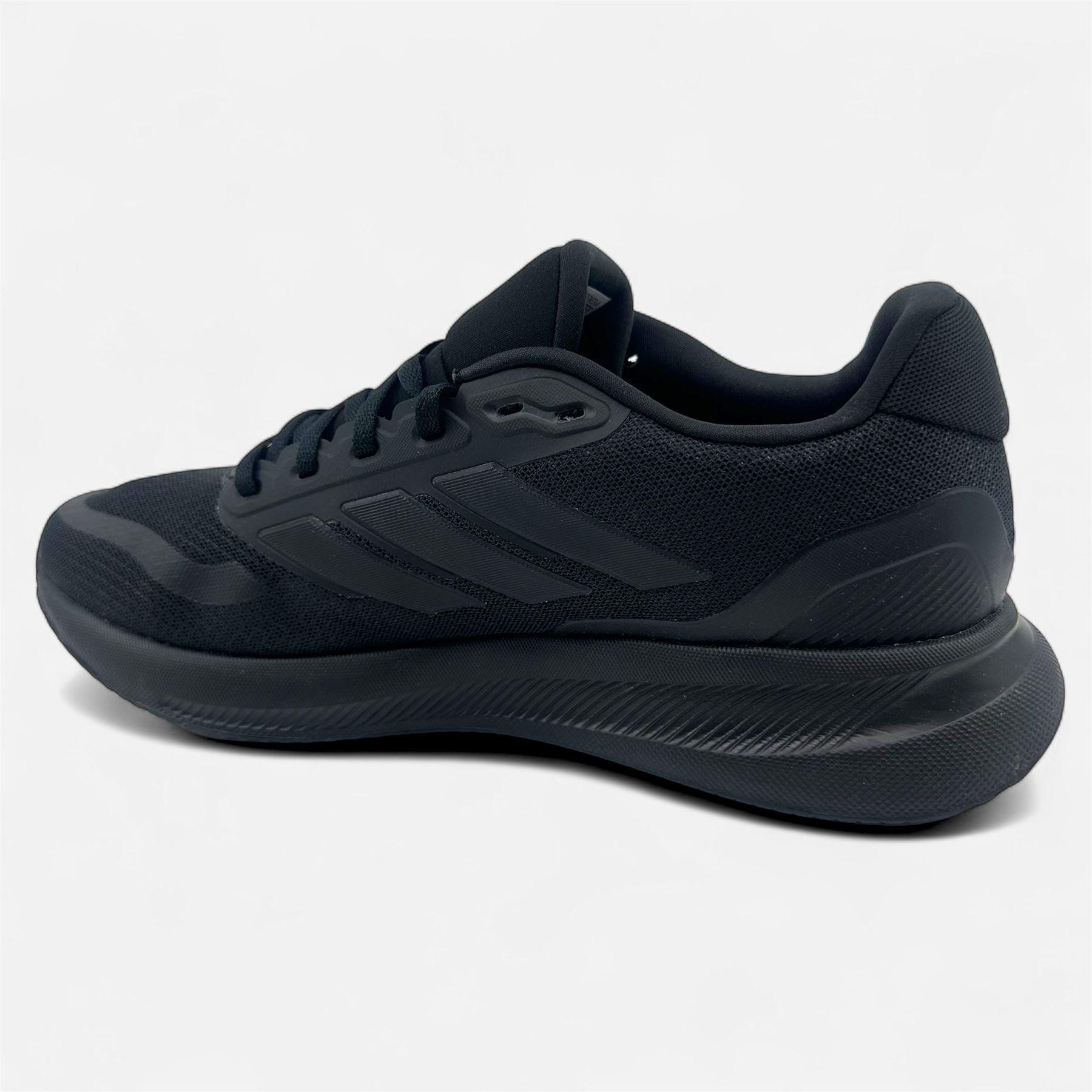 Adidas Runfalcon 5 Triple Black Womens Athletic Sneaker