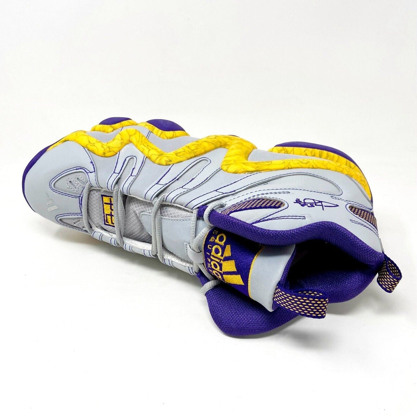 Adidas Crazy 8 Jeremy Lin PE Lakers Grey Purple Mens Rare Kobe Sneakers C77701