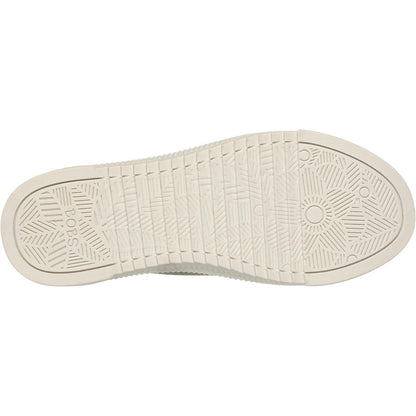 Women's Wide Fit Skechers 114640 Bobs Copa Canvas Shoes