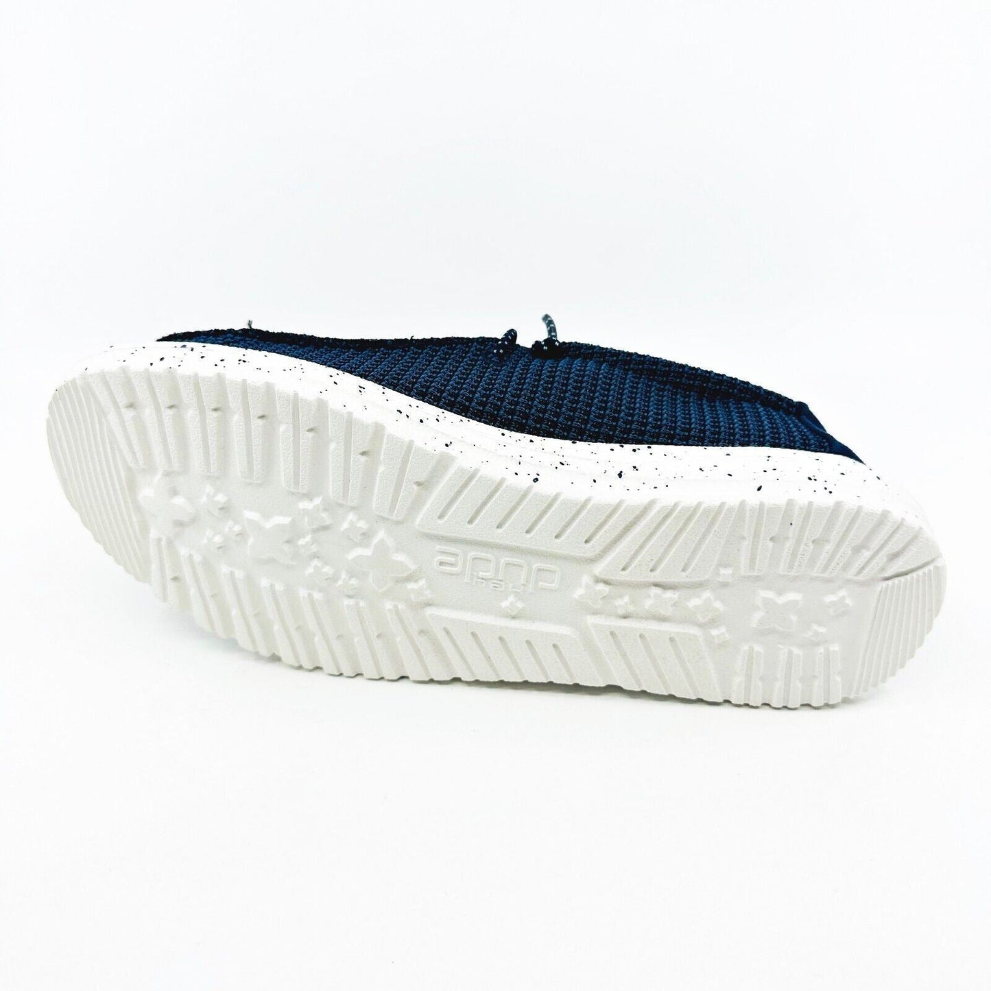 Hey Dude Wally Youth Sport Mesh Navy Kids Comfort Slip On Shoes