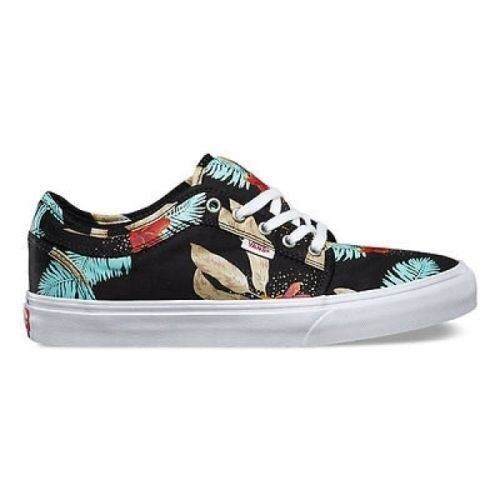 VANS Chukka Low (Aloha) Black UltraCush Mens Size 6.5 Skateboard Sneakers