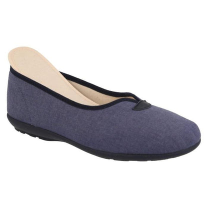 Women's Wide Fit DB Isobelle Canvas Shoes