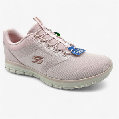 Skechers Luminate Shine Pink Womens Athletic Sneaker