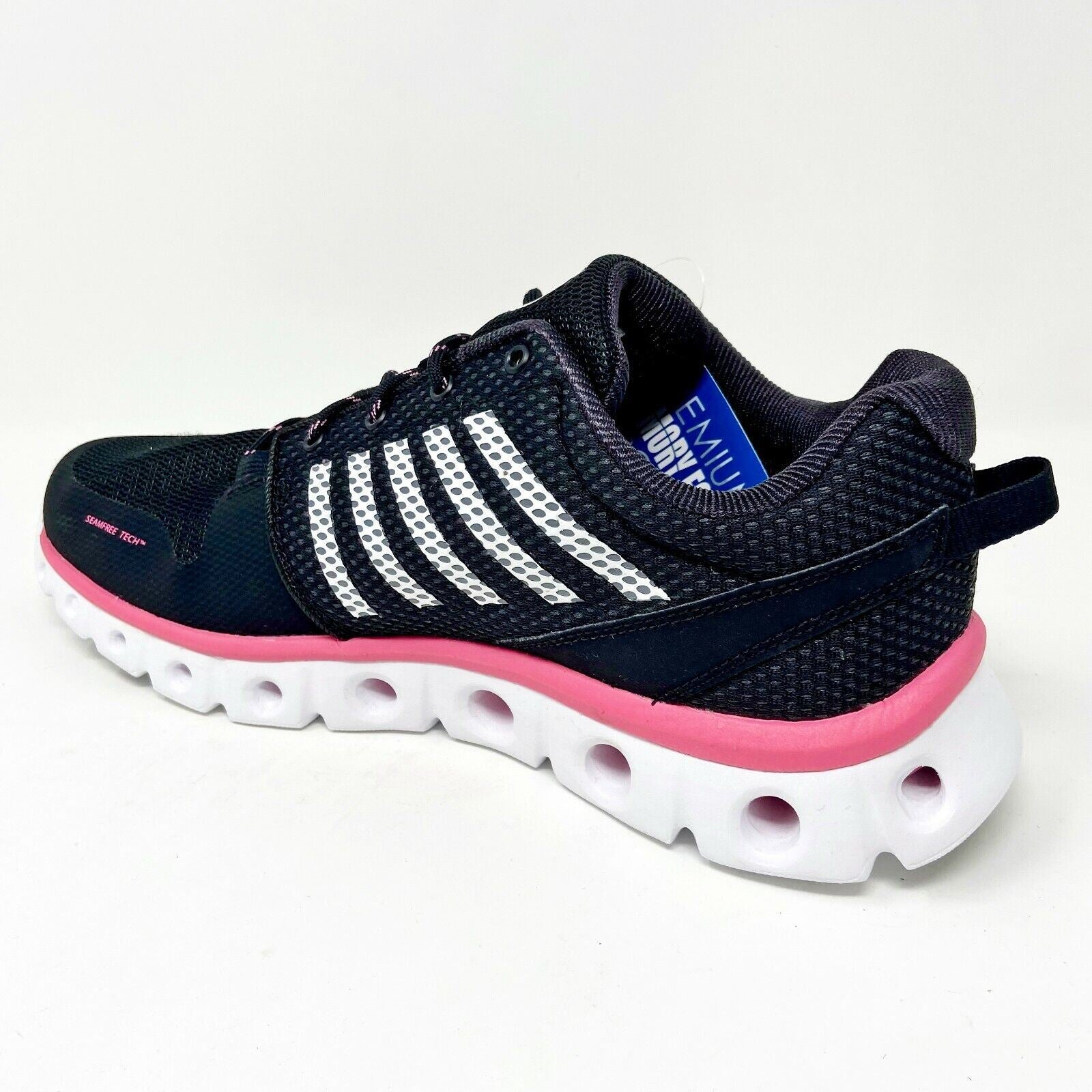 K-Swiss X Lite CMF Black Pink Leopard Womens Size 11 Running Shoes 93438 064