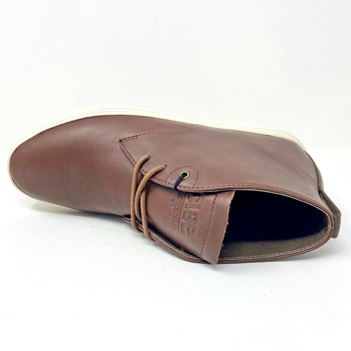 Clae Strayhorn SP Chestnut Tumbled Leather Mens Premium Casual Shoes