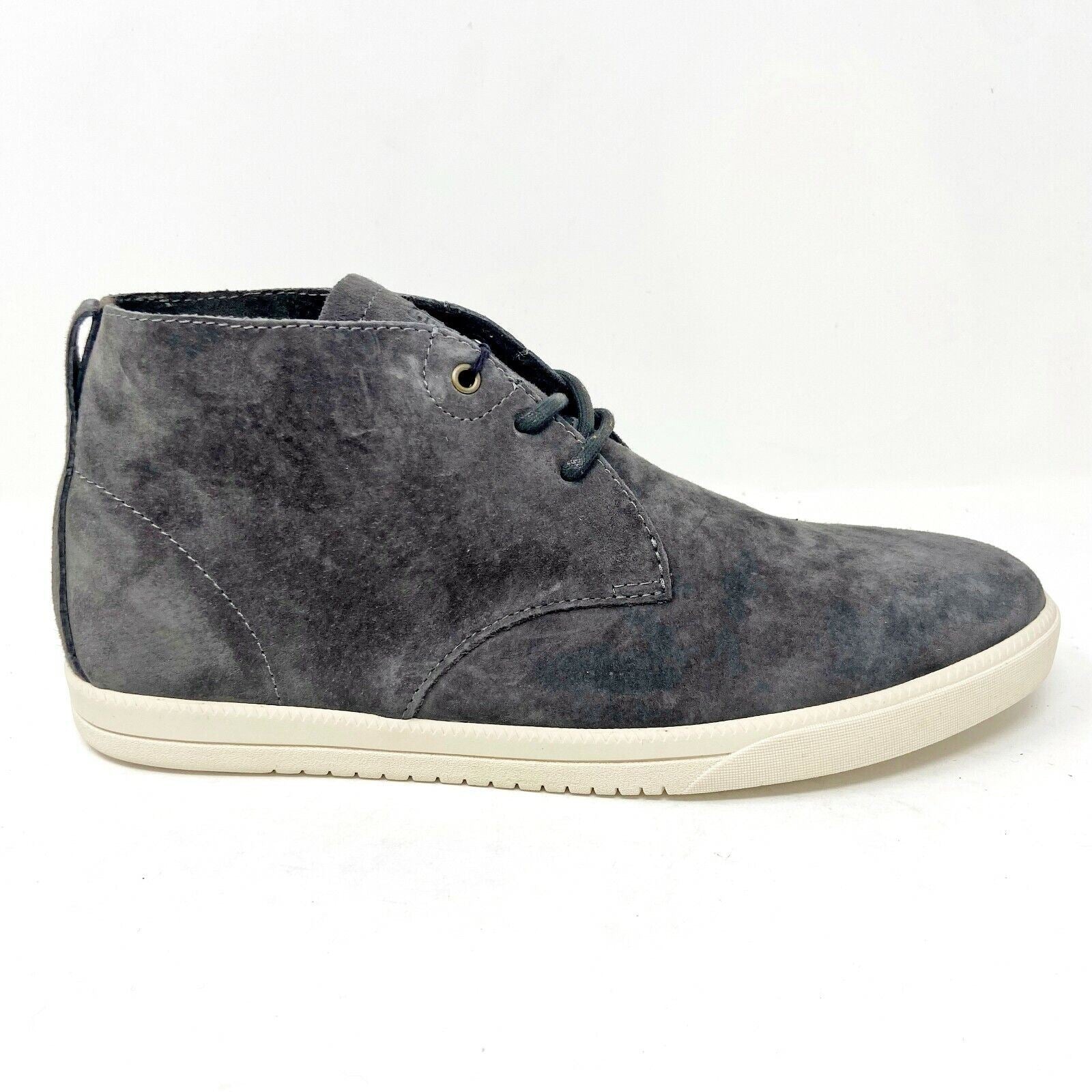 Clae Strayhorn Unlined Dark Charcoal Suede Mens Premium Casual Shoes Sneakers