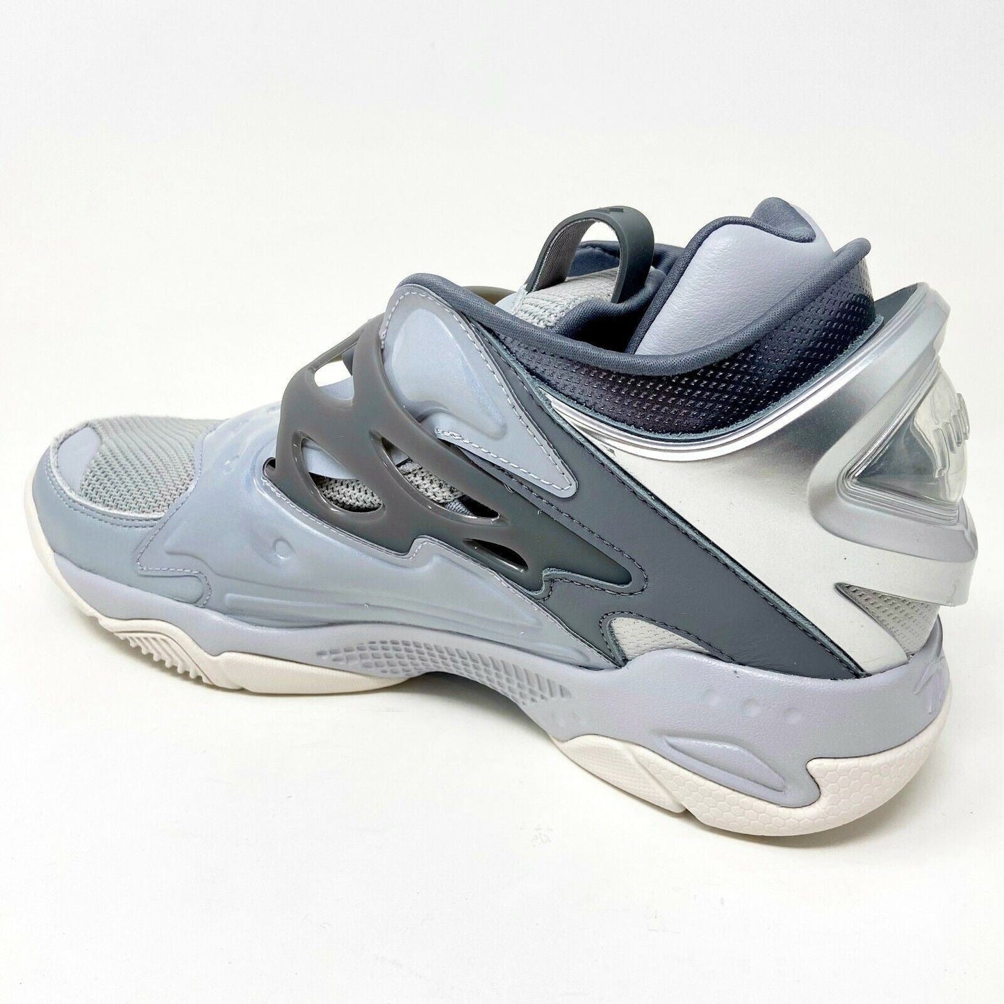 Reebok x JUNN J  Pump Court Cold Grey Metallic Mens Basketball Sneakers H69060