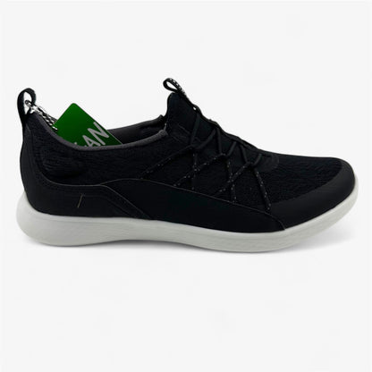 Skechers Vapor Foam Lite Revere Black Gray Womens Athletic Sneaker