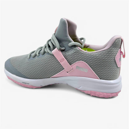 PUMA Fusion Evo High Rise Pink Lady Kids Girls Spikeless Golf Shoes