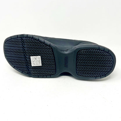 Skechers Slip Resistant Dighton Bricelyn Black Womens Size 9.5 Relaxed Fit