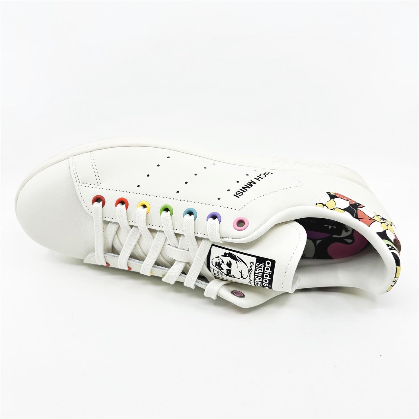 Adidas Stan Smith Pride RM Off White Multicolor Mens Athletic Sneakers