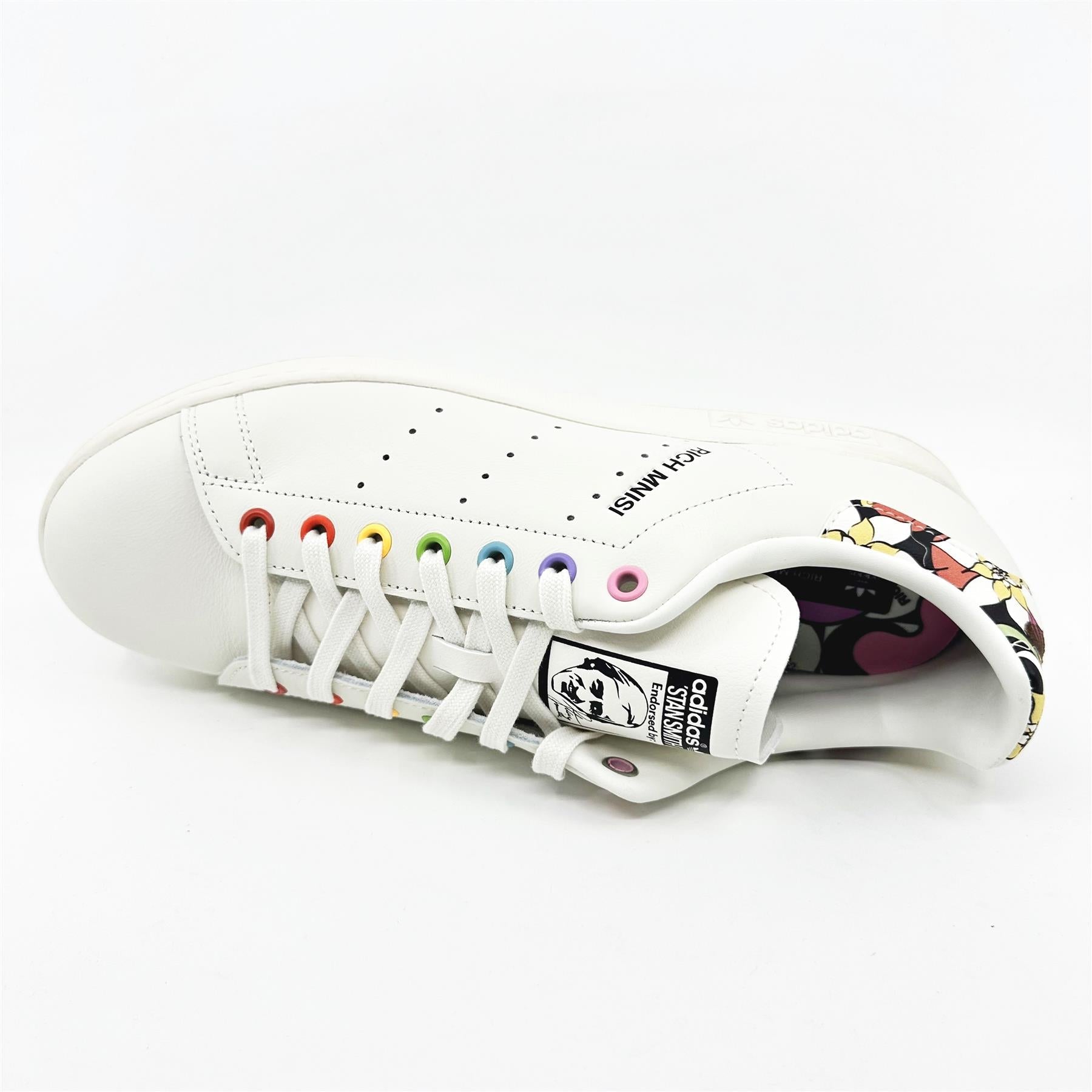 Adidas Stan Smith Pride RM Off White Multicolor Mens Athletic Sneakers
