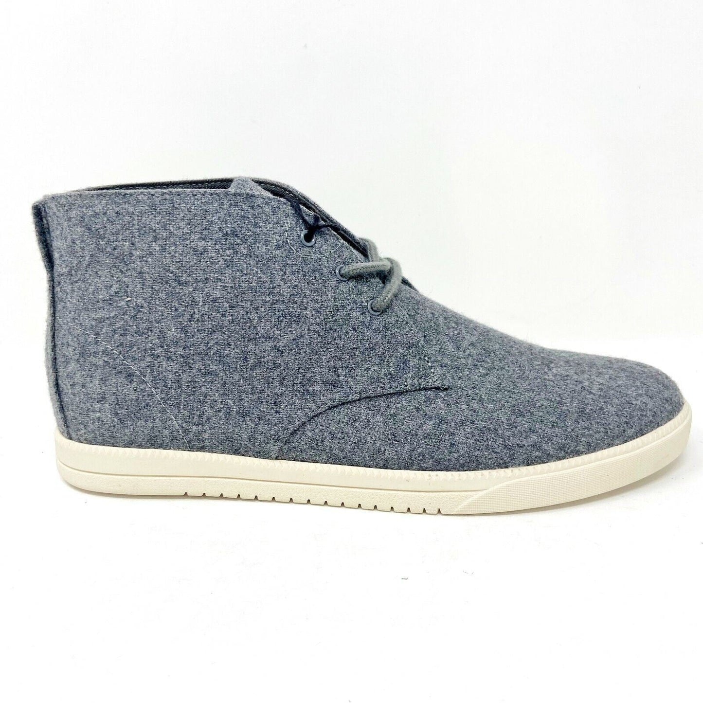 Clae Strayhorn Textile Charcoal Wool Mens Mid Premium Casual Sneakers