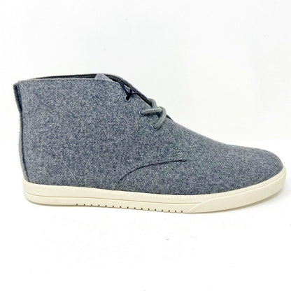 Clae Strayhorn Textile Charcoal Wool Mens Mid Premium Casual Sneakers