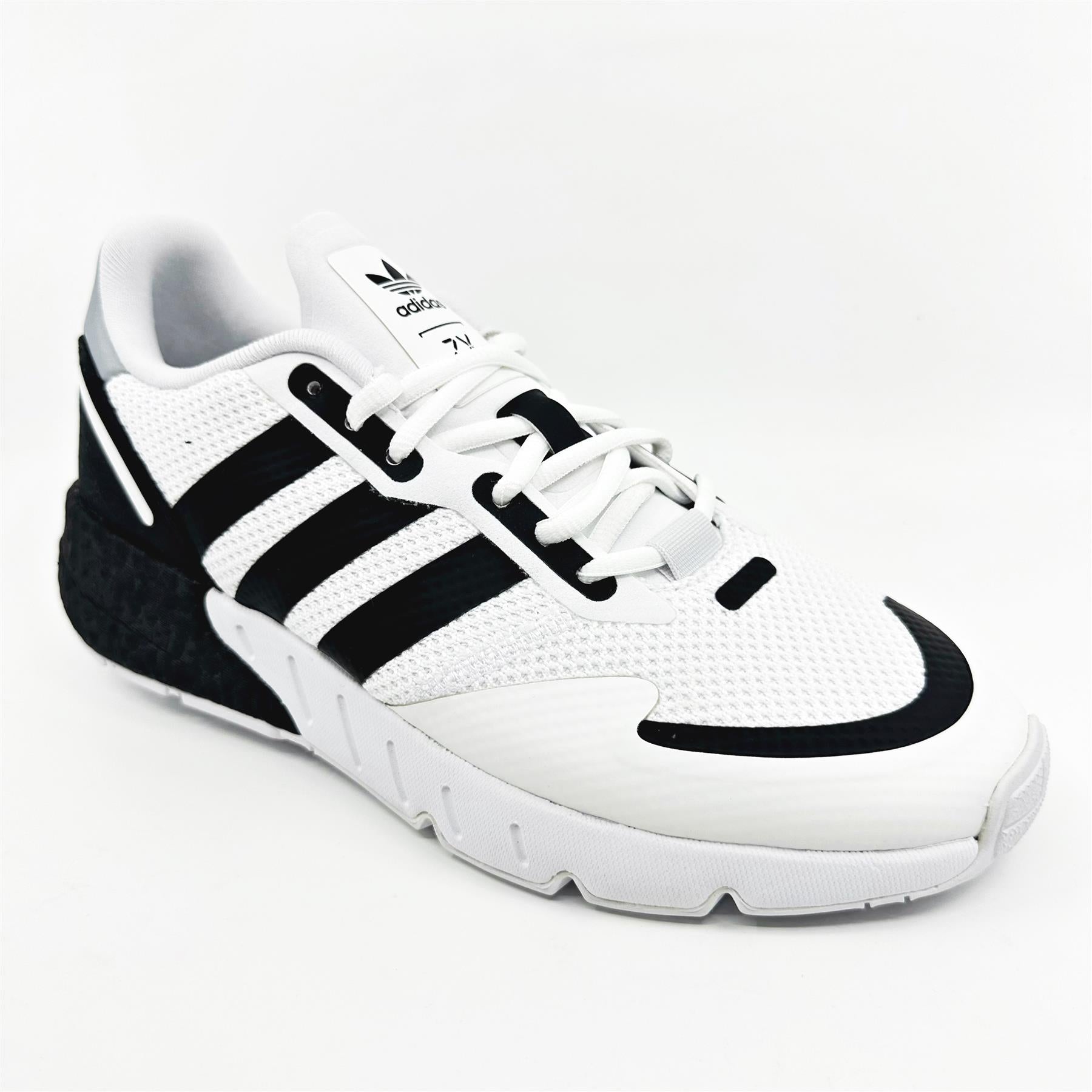 adidas ZX 1K Boost Cloud White Black Men Athletic Sneaker FX6510