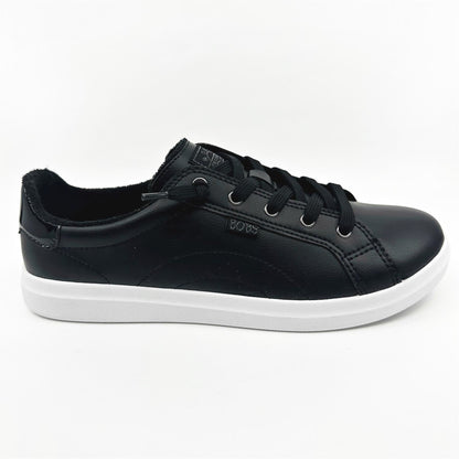 Skechers Bobs D'Vine Instant Delight Black Womens Wide Slip On Sneakers