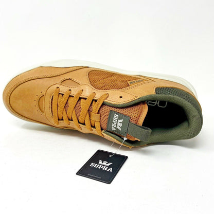 Supra Pecos Veg Olive Bone Mens Skateboard Sneakers 06375 259