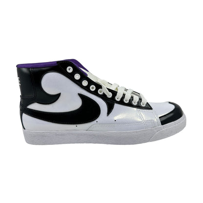Nike Blazer High White Black Purple Mens Athletic Sneaker