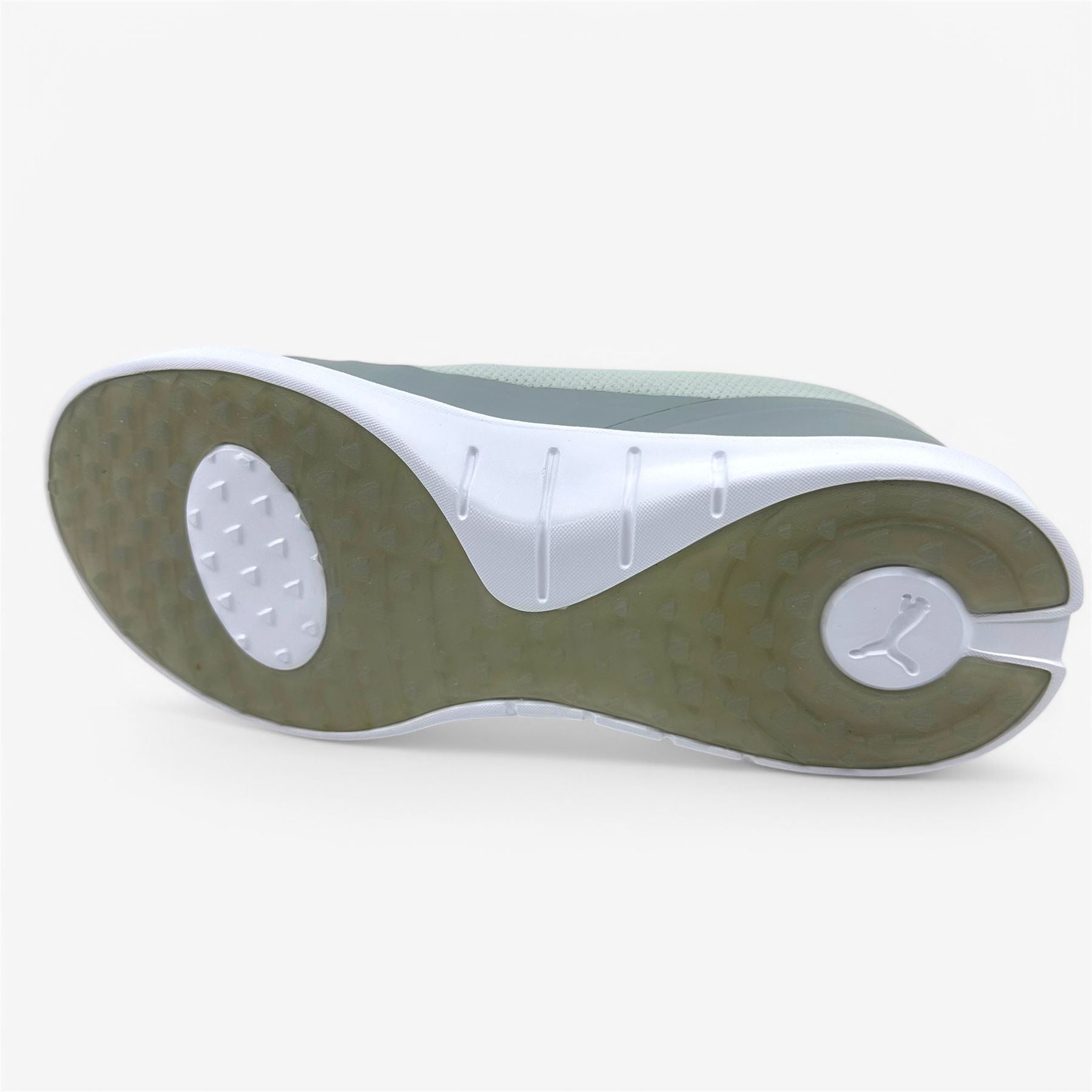 PUMA Laguna Fusion Slip On High Rise Silver Womens Spikeless Golf Shoes