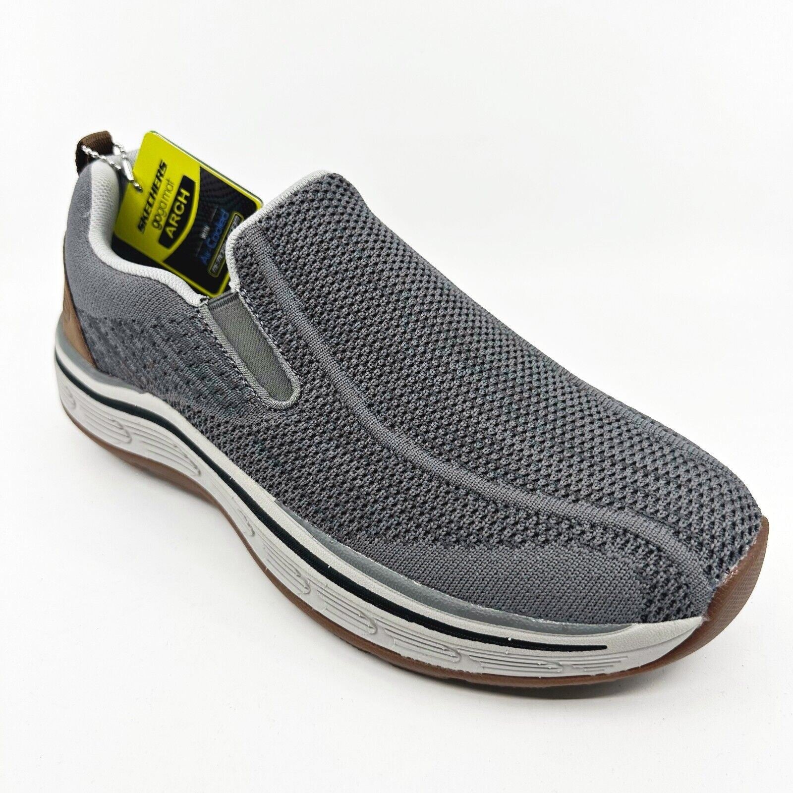 Skechers Remaxed Mendel Gray Mens Size 8.5 Slip On Shoes