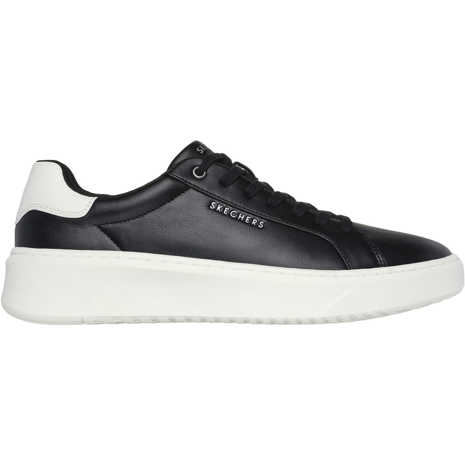 Women's Wide Fit Skechers 183175 Court Break Suit Sneakers