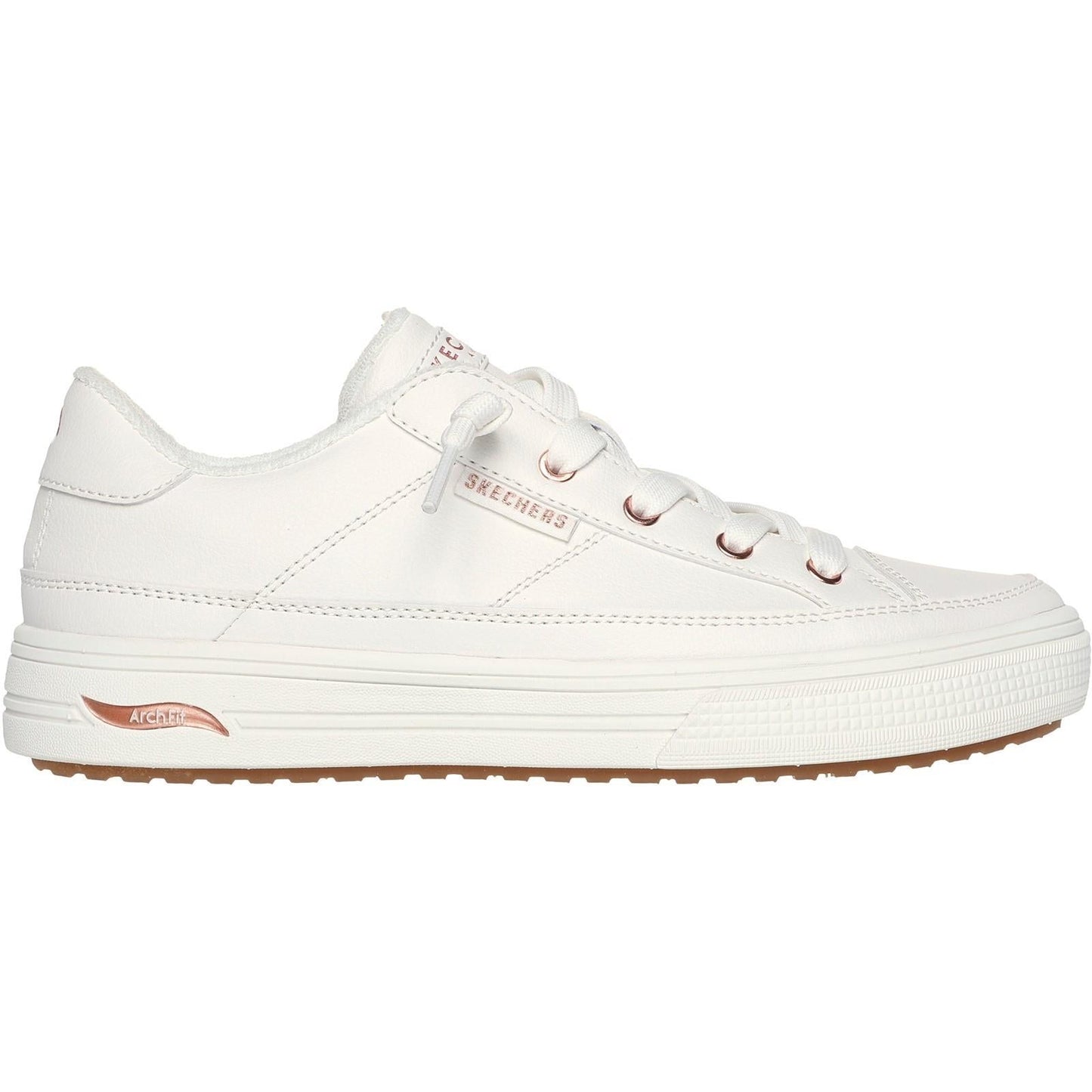 Women's Wide Fit Skechers 177189 Arch Fit Arcade On My Way Trainers