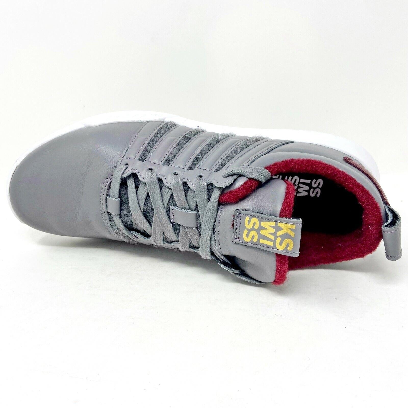 K-Swiss Gen K Manifesto CEO Quiet Oxblood White Mens Size 7.5 Sneakers 06094 067