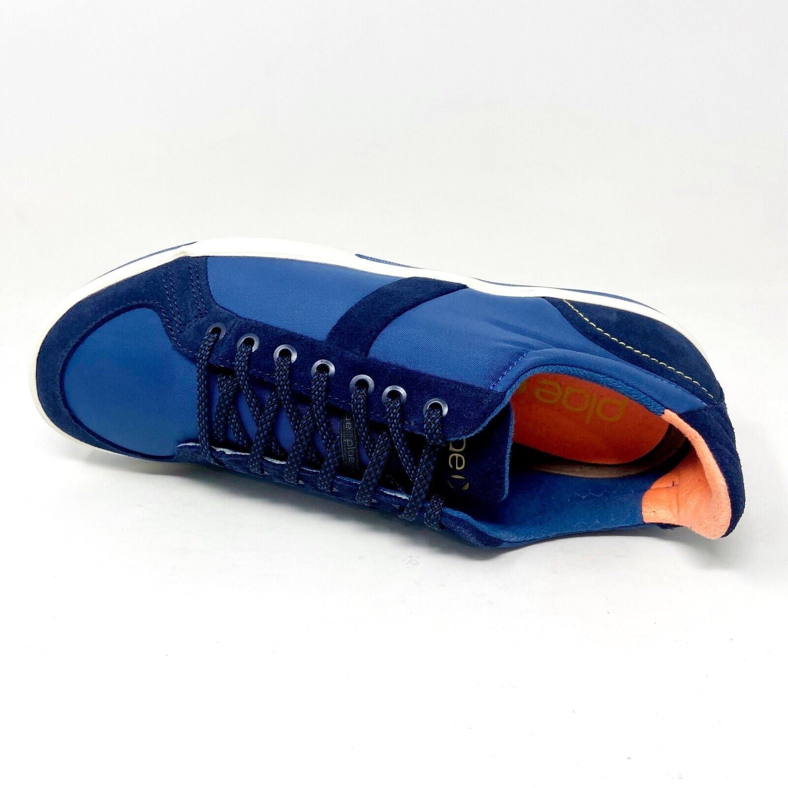 Plae Prospect Denim Navy Blue Mens Comfort Suede Casual Sneakers 553010 006