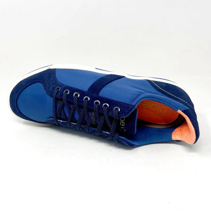 Plae Prospect Denim Navy Blue Mens Comfort Suede Casual Sneakers 553010 006