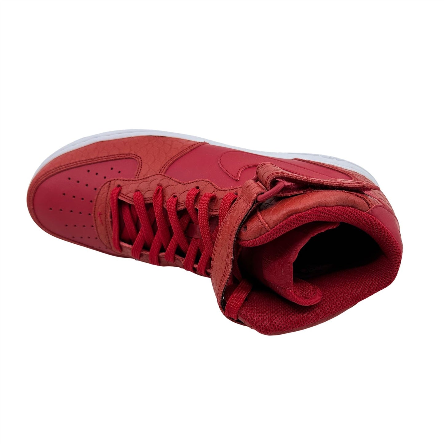 Nike Air Force 1 Mid '07 LV8 Gym Red White Mens Athletic Python Sneaker