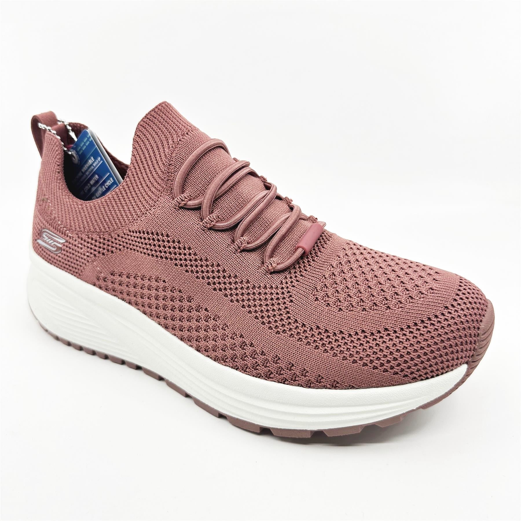Skechers Bobs Sparrow 2.0 Allegiance Crew Rose Womens  Slip On Sneakers