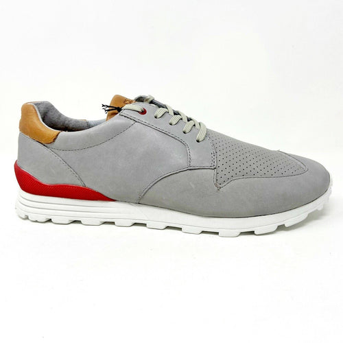 Clae Nathan Gravel Leather Mens Premium Sneakers