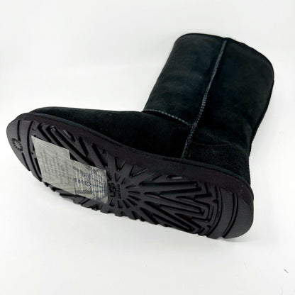 UGG Classic Tall Black Kids Girls Suede Sheepskin Boots 5229 BLK