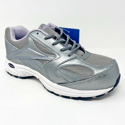 Reebok Work On Line Light Grey Oxford Womens Wide Composite Toe Sneakers RB448