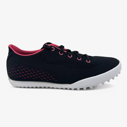 PUMA Monolite CAT Engineered Mesh Black Pink Womens Size 6.5 Spikeless Golf Sneaker
