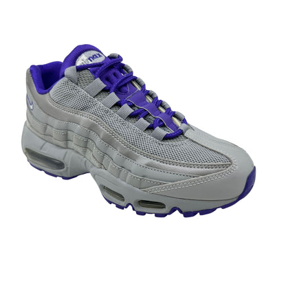 Nike Air Max 95 Wolf Grey White Purple Womens Athletic Sneaker