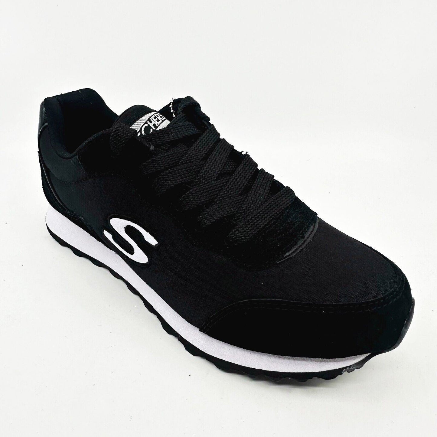 Skechers OG 85 Vibein Black White Womens Size 6.5 Athletic Sneakers