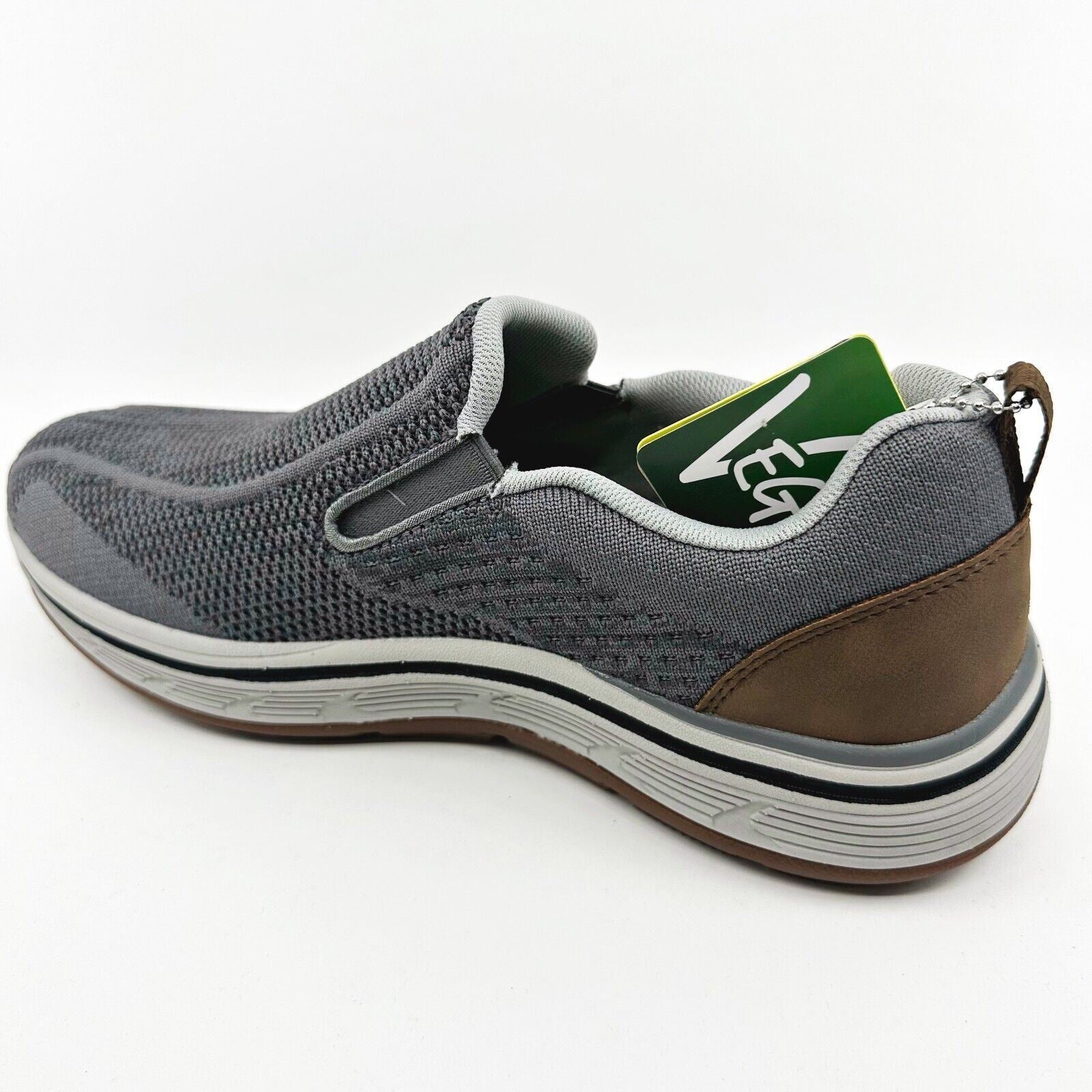 Skechers Remaxed Mendel Gray Mens Size 8.5 Slip On Shoes