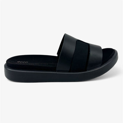 ECCO Flowt Black Womens Sandal Slide