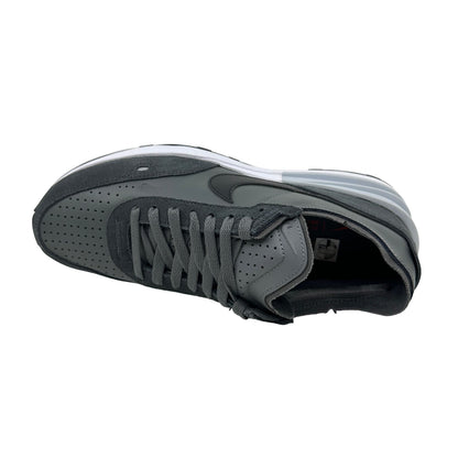 Nike Waffle One Leather Iron Grey Black Mens Athletic Sneaker