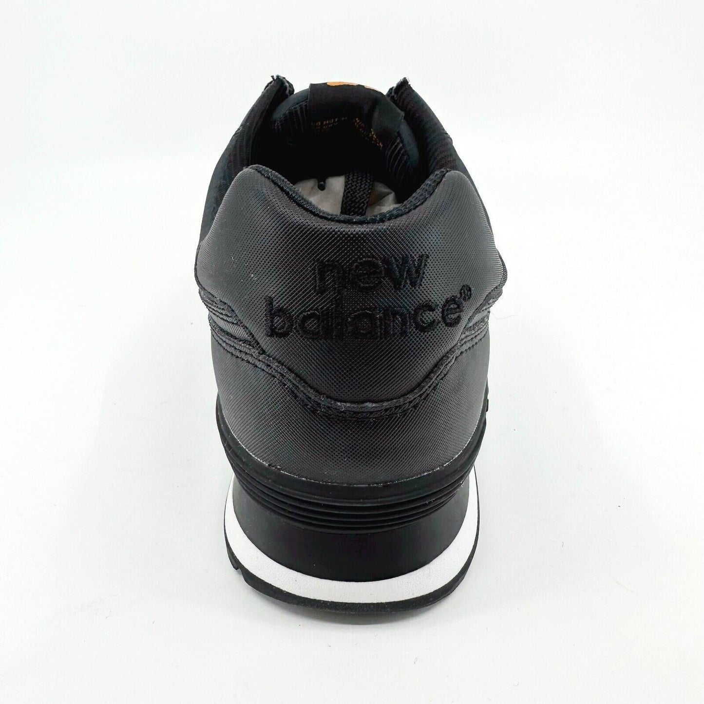New Balance 574 Classics Flight Jacket Black Orange Mens Sneakers ML574FJB