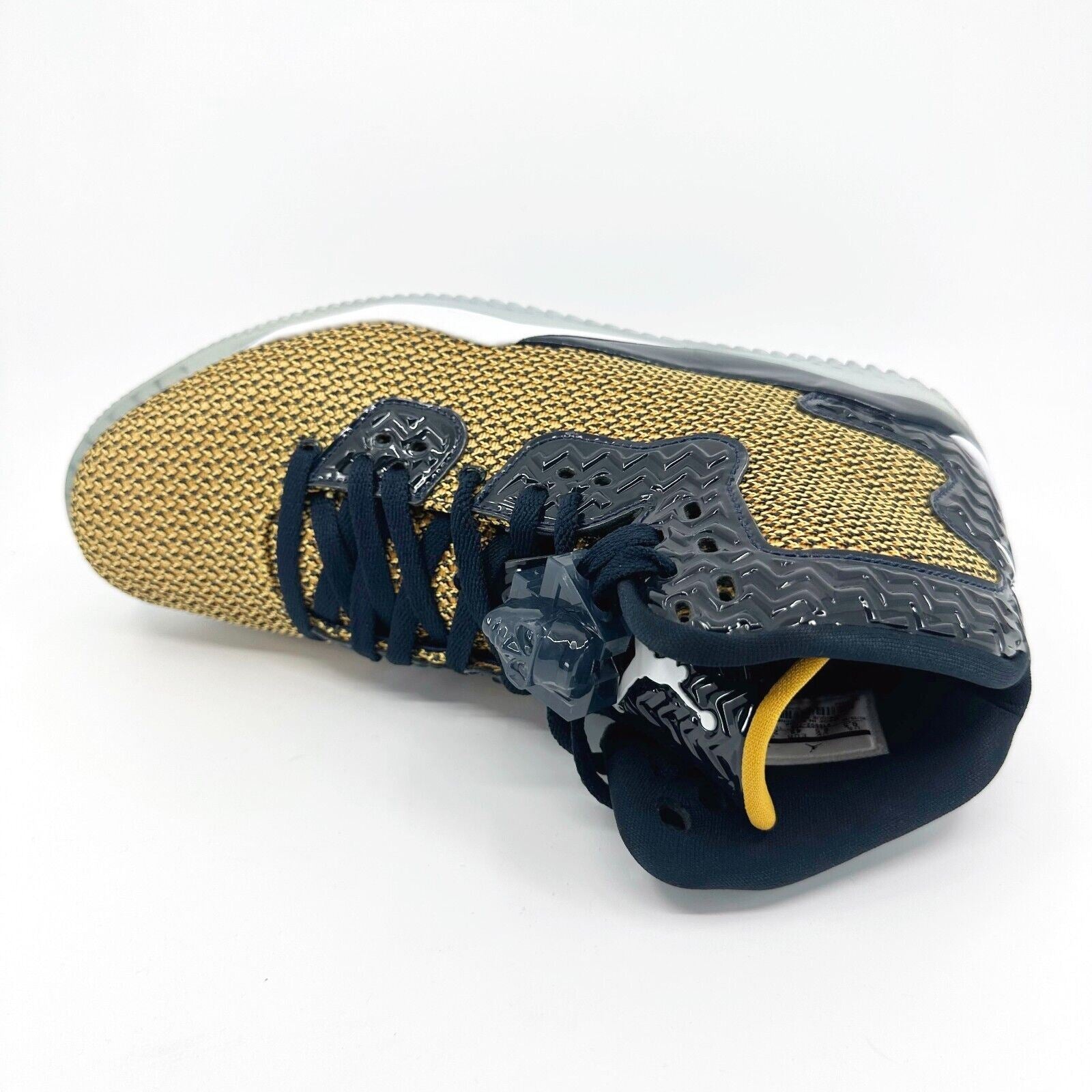 Jordan Spike Forty Gold Leaf White Midnight Navy Mens Sneakers 819952 706