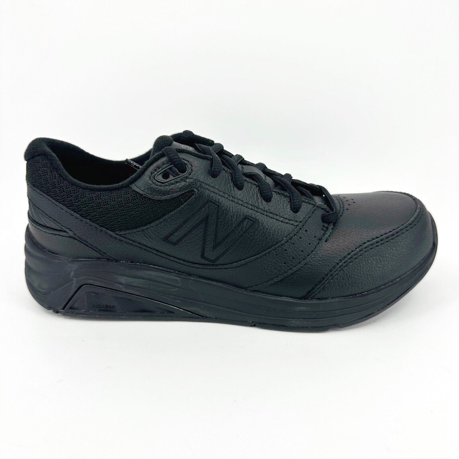 New Balance 928v3 Black Leather Womens Size 7 AA Sneakers WW928BK3