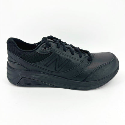 New Balance 928v3 Black Leather Womens Size 7 AA Sneakers WW928BK3