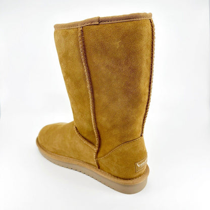 Koolaburra by UGG Koola Tall Chestnut Womens Faux Fur Shearling Suede Boots