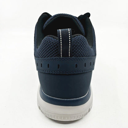 Skechers Track Knockhill Navy Orangre Mens Size 13 Athletic Sneakers