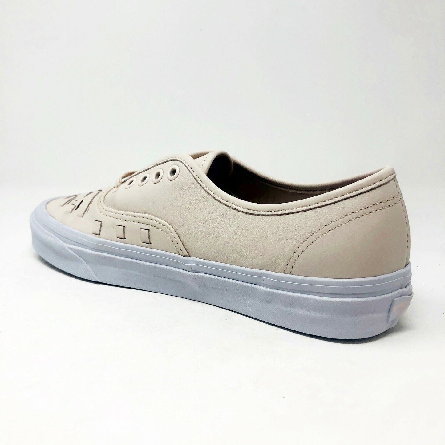 Vans Authentic Weave (Leather) Delicacy Pink Womens Casual Sneakers